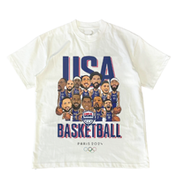 LEBRON'S T-shirt USA Basketball Olympic, Hiphop Retro Vintage 90s Graphic Basketball Shirt, Basketball Fan Crewneck Cotton Me...