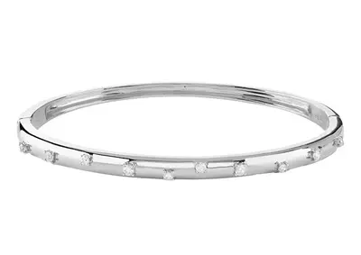 Guess Bracciale In Argento Massiccio Per Donna Nuances Jsbb04541Jwrh - Diametro: 5,5 Cm