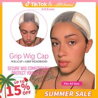 Beige Wig Grip Cap – Secure & Comfortable Fit for Wigs | Lightweight & Breathable Design | Stays In Place All Day | Beginne...