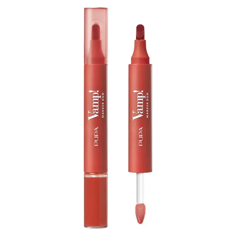 Pupa Vamp! Marker Duo - Lip marker and oily lip gloss 003 - Grape juice 4 ml