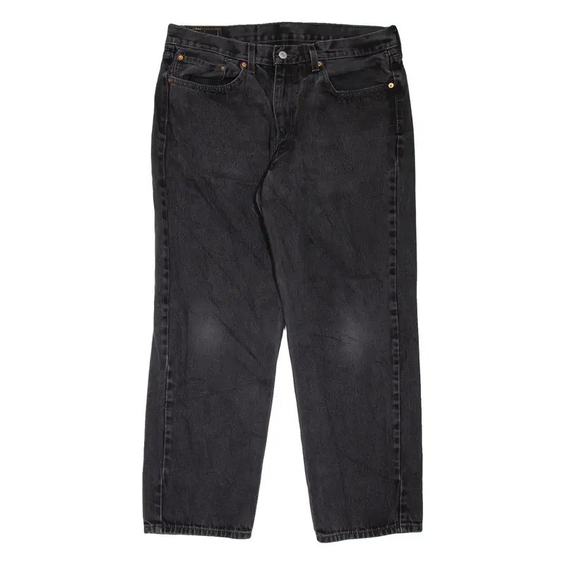 LEVI'S 550 Jeans Mens Black Relaxed Tapered W36 L30