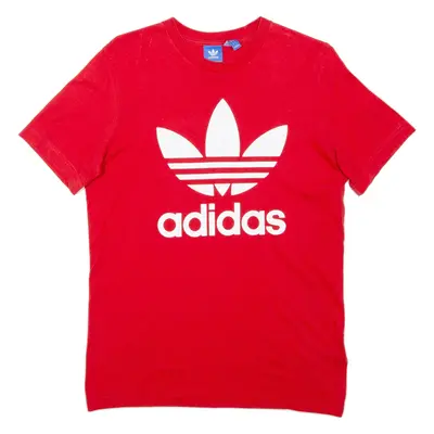 ADIDAS Mens T-Shirt Red S