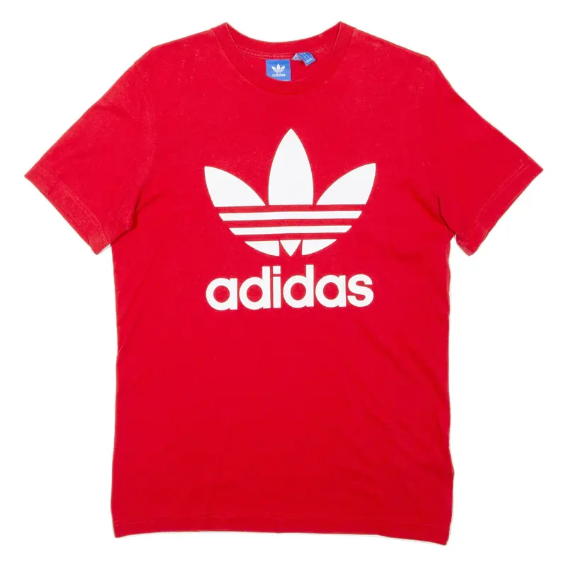 ADIDAS Mens T-Shirt Red S