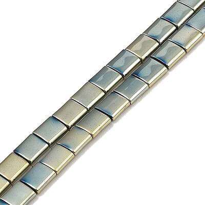 Electroplated Non-magnetic Synthetic Hematite Beads Strands