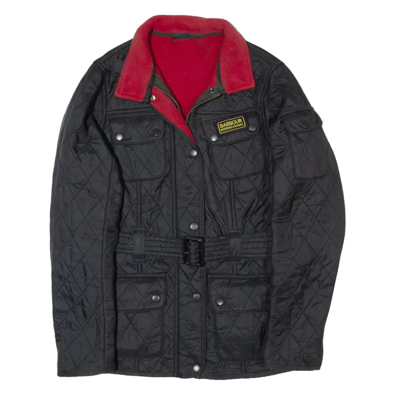 BARBOUR Quilted Jacket Black Womens UK 8