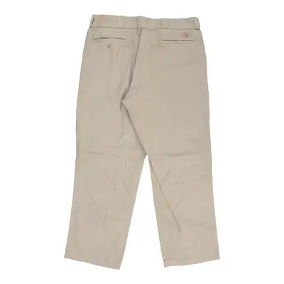 874 Dickies Trousers - 37W 29L Beige Cotton Blend