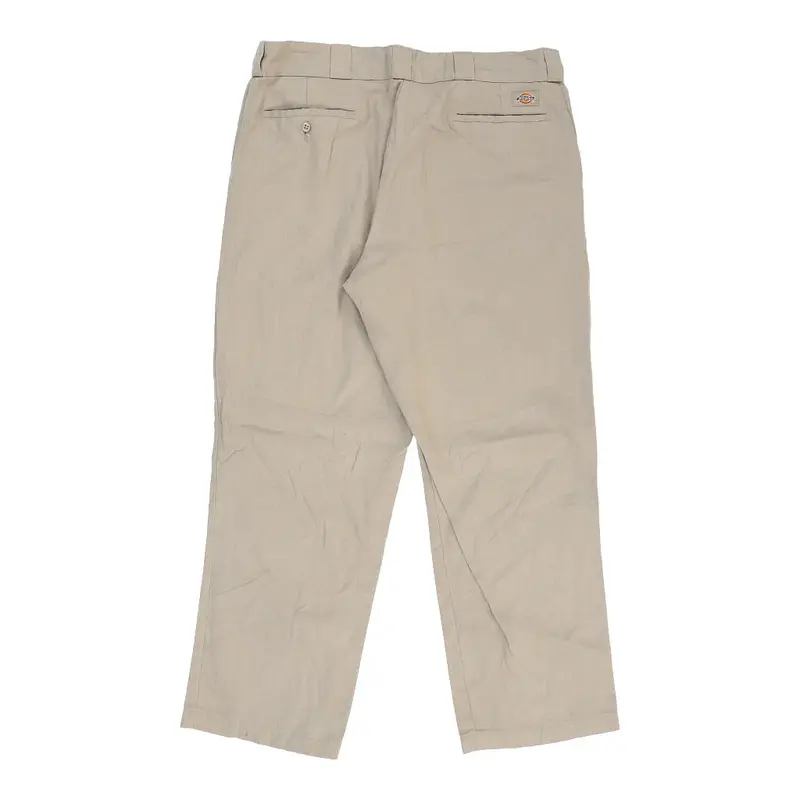 874 Dickies Trousers - 37W 29L Beige Cotton Blend