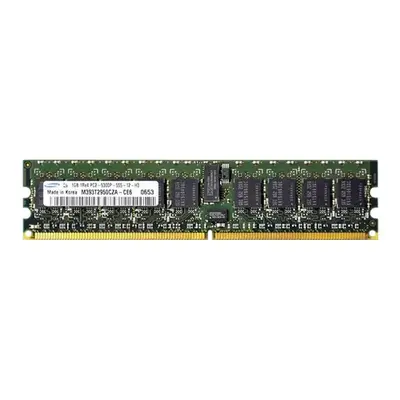 Samsung M393T2950CZA-CE6 | 1GB DDR2-667MHz PC2-5300 ECC Registered RDIMM CL5 1Rx4 1.8V 240-Pin Memory Module