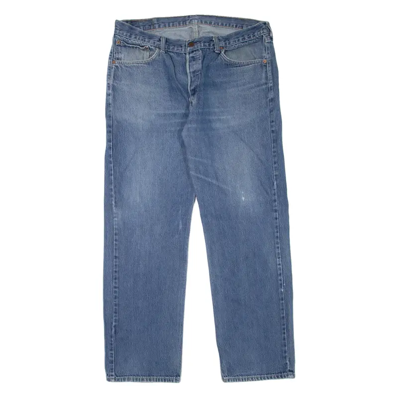 LEVI'S 582 06 Jeans Mens Blue Regular Straight Stone Wash W38 L32