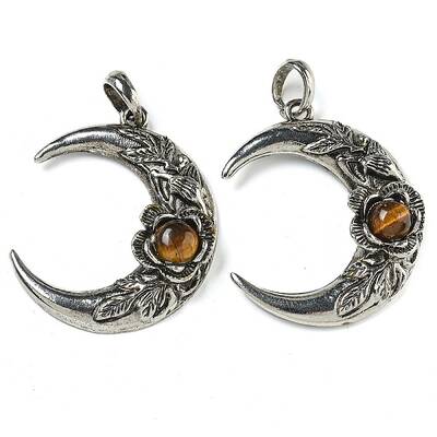 Natural Tiger Eye Pendants