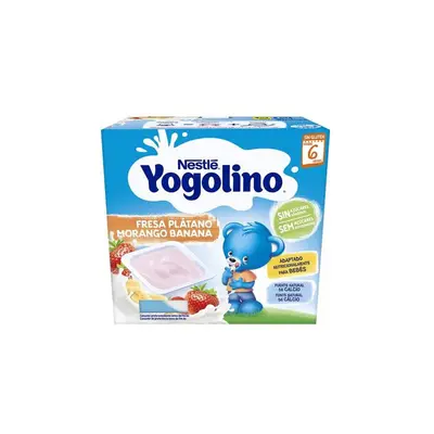 Nestlé Nestlé Yogolino Strawberry and Banana 6m 4x 100g