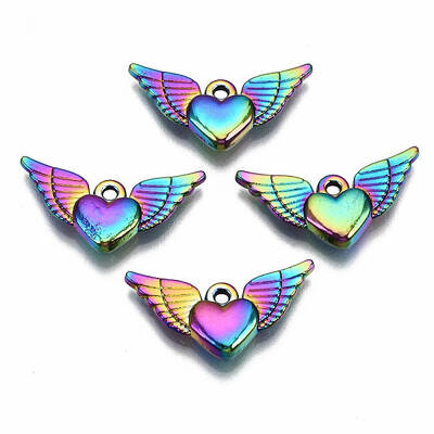 Rainbow Color Alloy Pendants