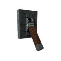Minecraft Inspired Universal Light Switch Kit with Brick Design and Handle