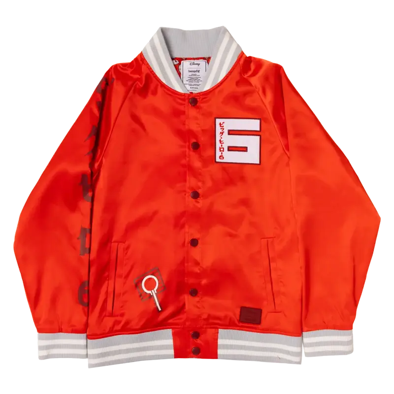 Big Hero 6 10th Anniversary Baymax Gang Unisex Bomber Jacket