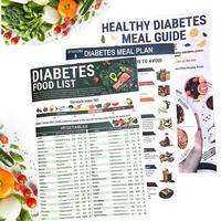 3 Pcs Diabetes Food List，Glycemic Index，Low GI Foods, Calories,Meal planning for patients with type 1 &2 diabetes