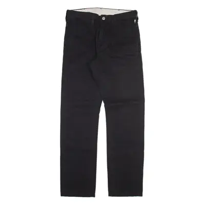 LEVI'S 505 Mens Trousers Black Regular Straight W30 L32