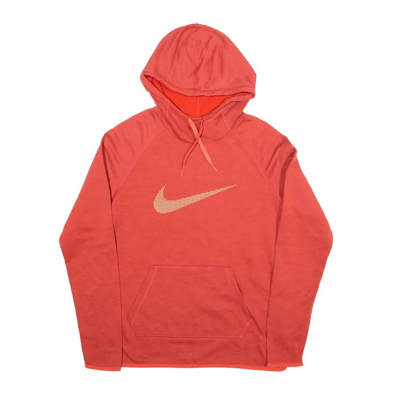 NIKE Dri-Fit Hoodie Red Pullover Womens S