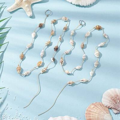 Natural Sea Shell Beads Hanging Ornaments