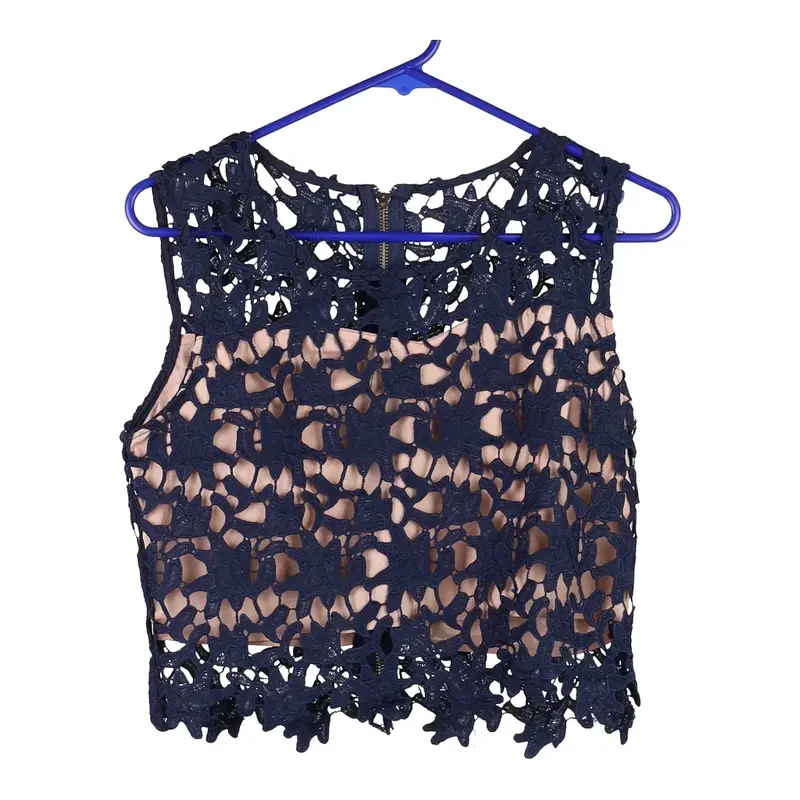 Unbranded Cropped Top - Small Blue Cotton