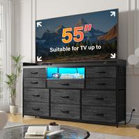 RaybeeFurniture 11 Drawers Dresser, Cheset of Drawers Dresser for 32\