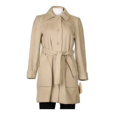Carol Coat - Large Beige Wool Blend