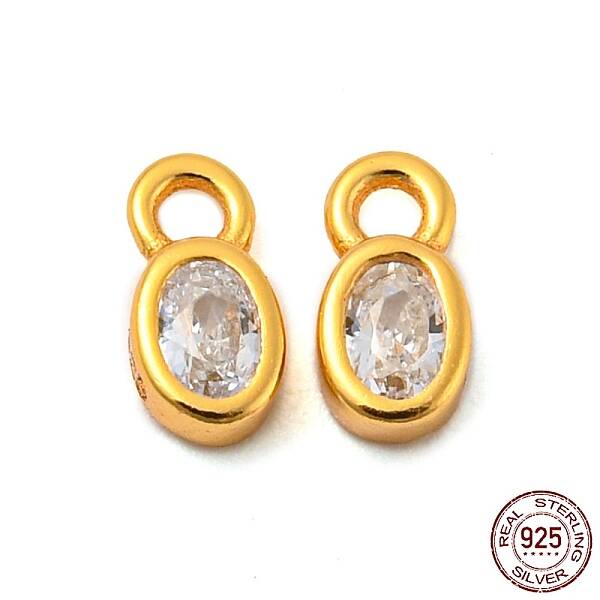 Real 18K Gold Plated 925 Sterling Silver Charms