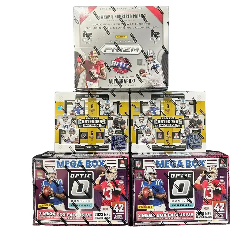 (5) BOX NFL PANINI PICK YOUR TEAM BREAK