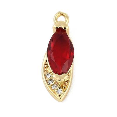 Brass Micro Pave Cubic Zirconia Pendants