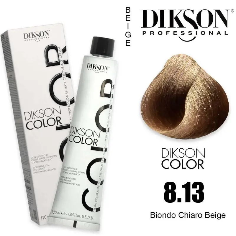 Dikson Color 120 Ml 8.13 Light Blonde Beige