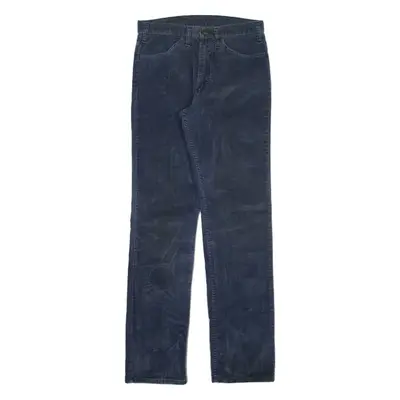 LEVI'S Mens Corduroy Trousers Blue Slim Straight W30 L33