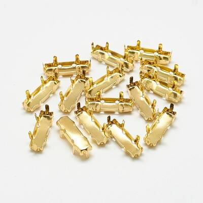 201 Stainless Steel Sew on Prong Settings