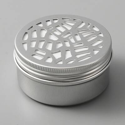Aluminium Shallow Round Candle Tins