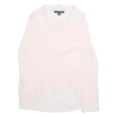 TOMMY HILFIGER Womens Shirt Pink Collared Long Sleeve M