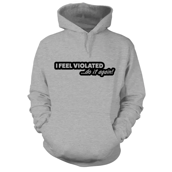 Violated - Heather Gray Hoodie