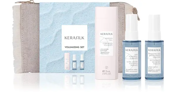 KERASILK Specialists Set travel kit for hair volume 3 pcs