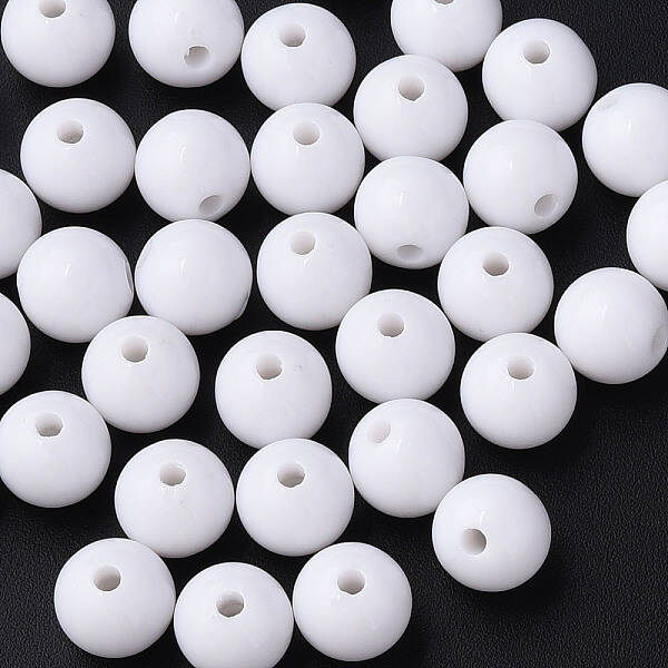 Opaque Acrylic Beads