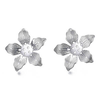 Brass Stud Earring Findings