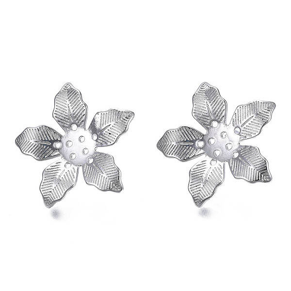 Brass Stud Earring Findings