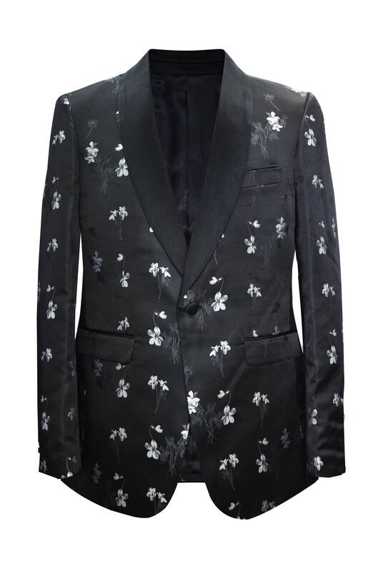 Paisley-501 Black - Mens Wholesale Blazers