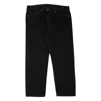 LEVI'S 505 Jeans Mens Black Regular Straight W40 L30