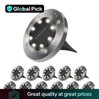 Solar Powered Outdoor Ledaalights,lP65 Waterproof Gardenlamp, Ground Buried LED Light for Stepstair Deck Path Patio Pathway D...