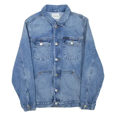 CALVIN KLEIN JEANS Boys Denim Jacket Blue 14Y