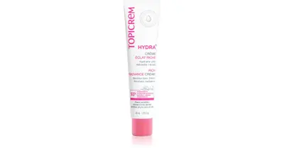 Topicrem Hydra+ - Luminous Moisturizing Cream - Rich - Sensitive Skin 40 ml