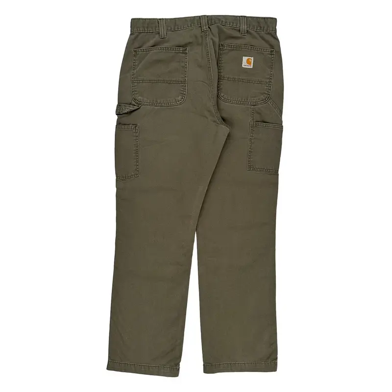 Carhartt Carpenter Trousers - 35W 31L Khaki Cotton | Size: 35″ waist