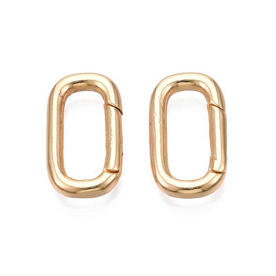 Brass Spring Gate Rings