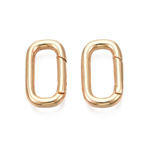 Brass Spring Gate Rings