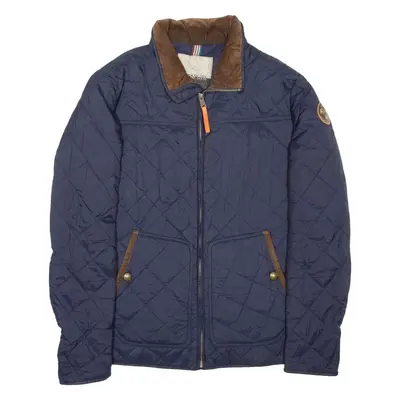 NAPAPIJRI Geographic Slim Fit Mens Quilted Jacket Blue M