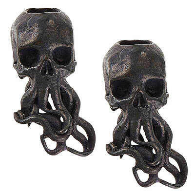 2Pcs Brass European Beads