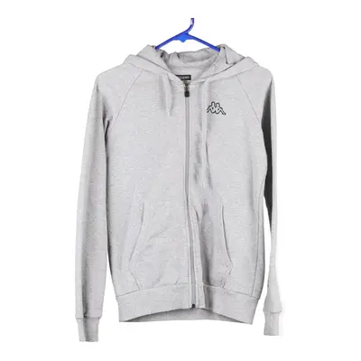 Kappa Hoodie - Small Grey Cotton Blend