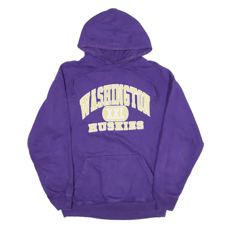 MILL-TEX Washington Huskies USA Hoodie Purple Pullover Womens L